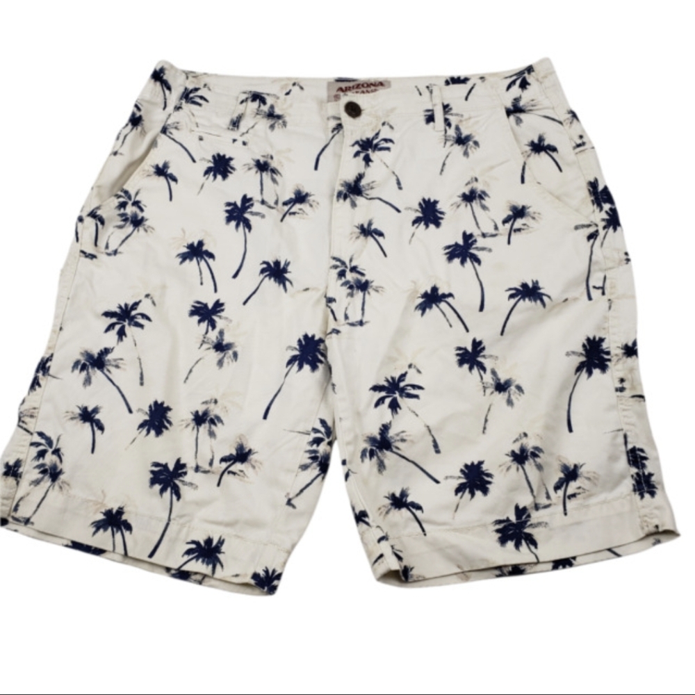 Arizona Jean Company: Men's Classic Fit Hawaiian Palm Tree Cotton Shorts W32